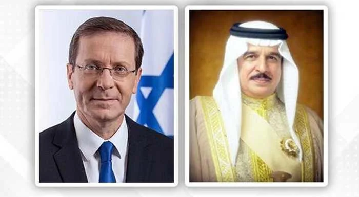 اتصال بين ملك البحرين والرئيس الإسرائيلي لبحث المستجدات الإقليمية والعلاقات الثنائية
